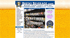 Desktop Screenshot of breskibeverage.com